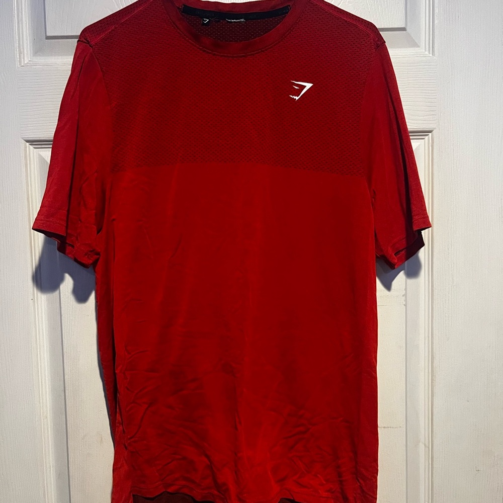 Gymshark Red Short Sleeve Tee